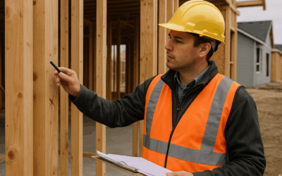 How is a new construction stage inspection conducted?