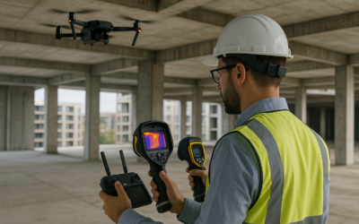 What technologies are used in modern building inspections?