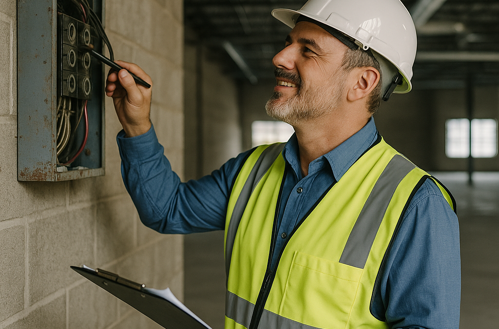 What is covered in a commercial building inspection?