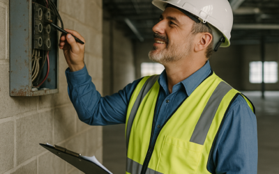 What is covered in a commercial building inspection?